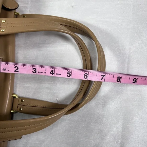 Coach Tan Leather Laptop Bag - Picture 8 of 15